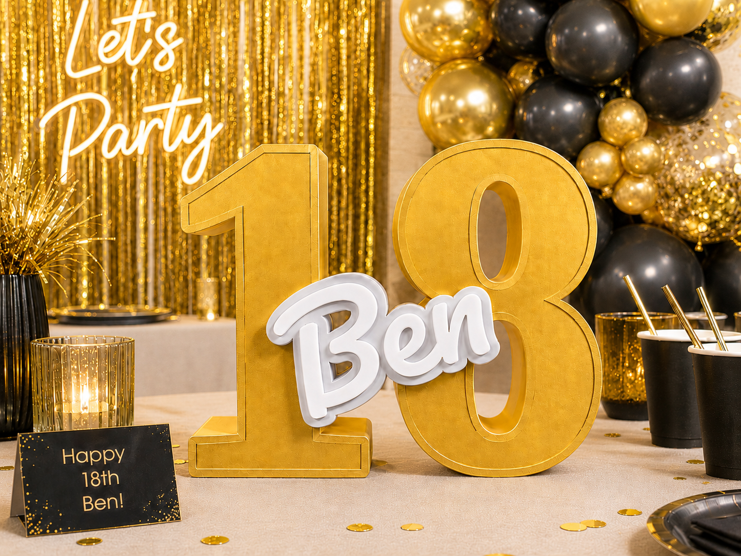 Personalised 3D Printed Birthday Keepsake